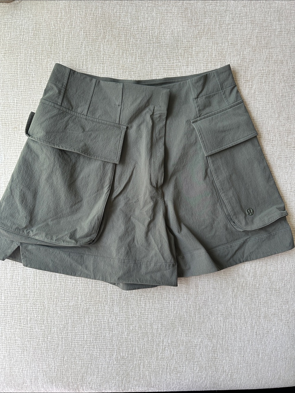 Lululemon Olive Green Cargo Shorts with Pockets
